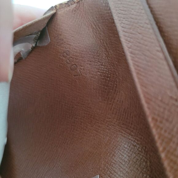 Louis Vuitton LV Brown Folding Monogram Leather Card ID Wallet Small Authentic - Picture 5 of 10